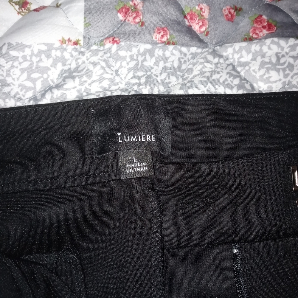 Lumiere high waisted black pants